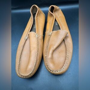 Sperry Wave Driver Venetian Loafer Slip On Tan Leather Mens 11.5